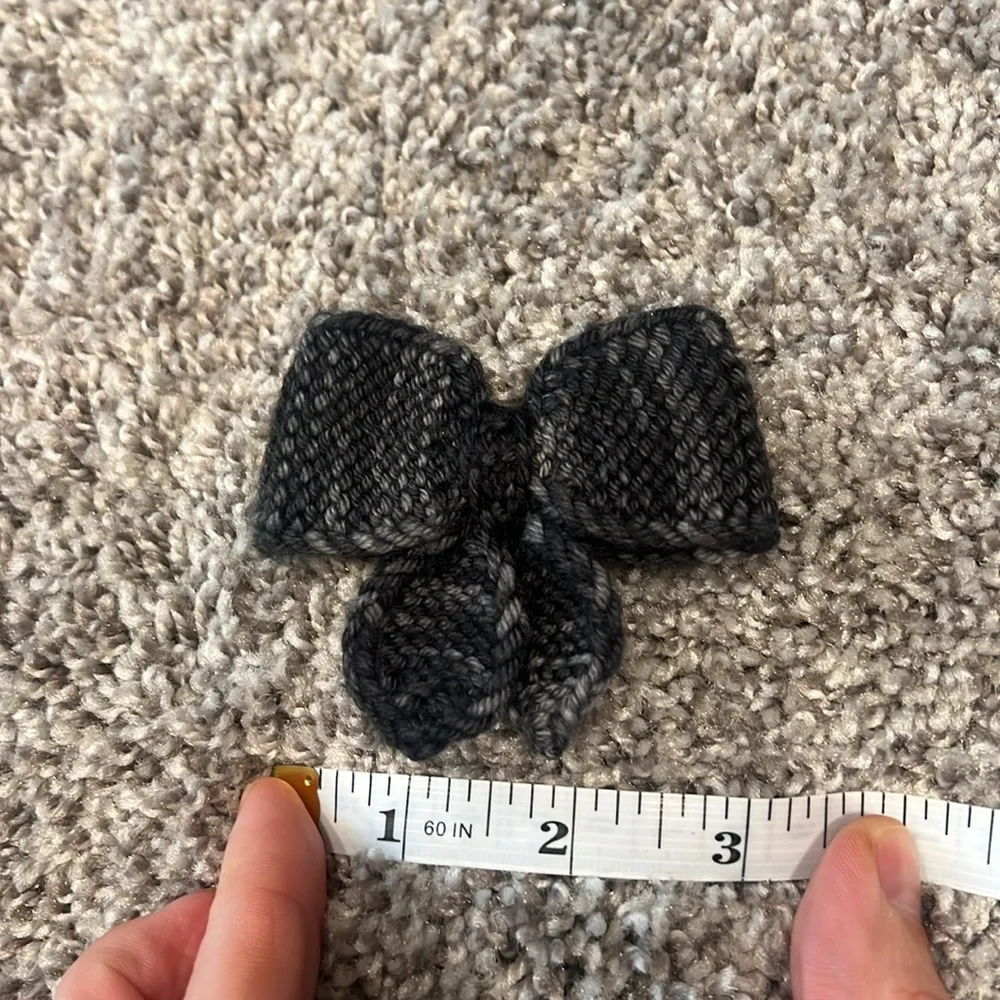 NWOT Misha & Puff Medium Puff Bow in Licorice
